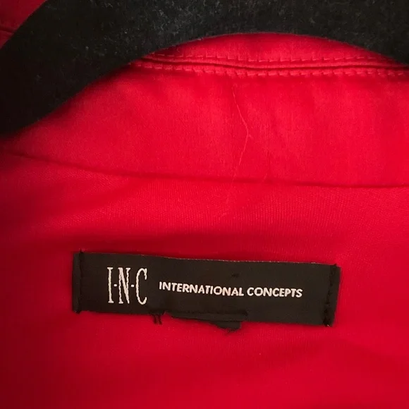 INC International Concepts Red Sequin Jumpsuit - Picture 6 of 7